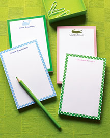 Horchow Personalized Notepad Set