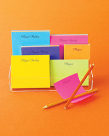 Horchow Colorful Notepads