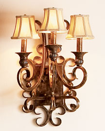 Horchow Three-Light Sconce