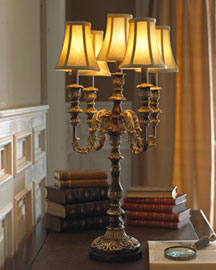 Horchow Candelabra Table Lamp