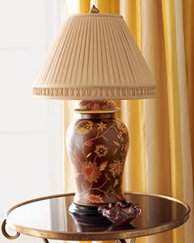 Horchow Brown Spice Lamp