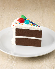 Horchow Chocolate "Birthday Cake Slice" Set