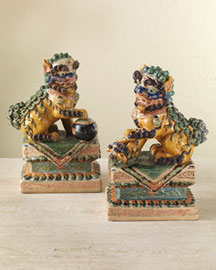 Horchow Foo Dogs