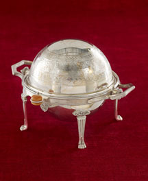 Horchow Round Butter Dish with Revolving Lid, c. 1880-1890