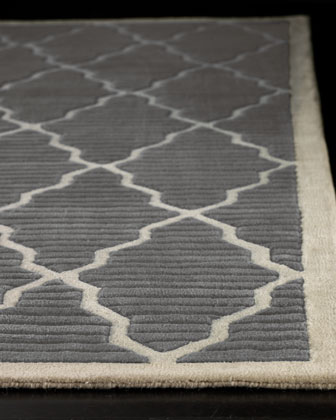 Modern Wool Rug | horchow.